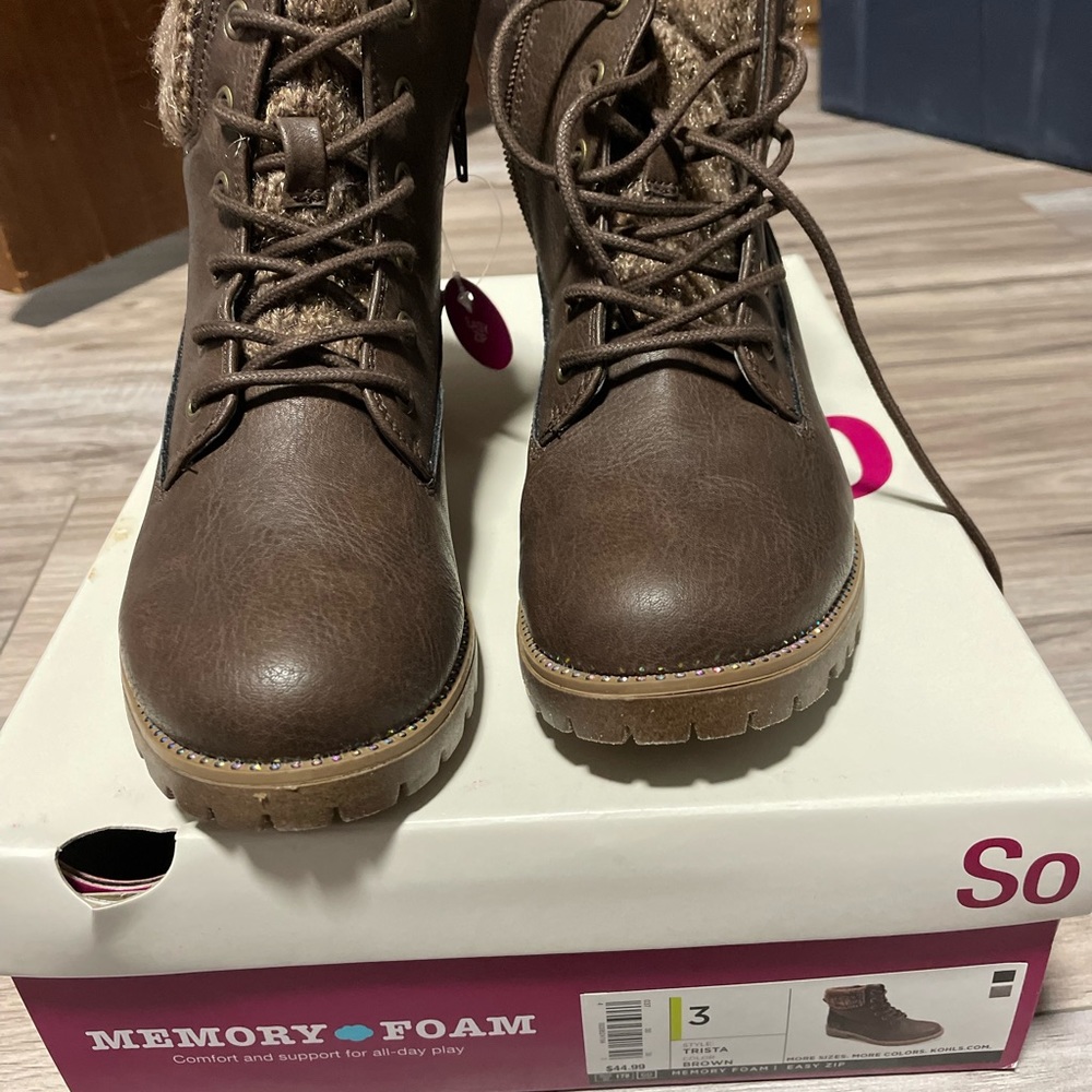 Brown SO boots